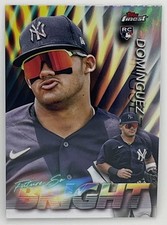 2024 Topps Finest Jasson Dominguez Future So Bright #FSB-1 RC New York Yankees