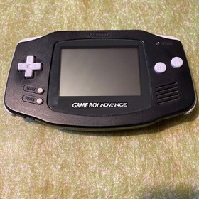 Nintendo Game Boy Advance Black Console AC Adapter Famicom Mini 3 Games CIB JP