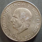 Photo of a 1956 Mexico 10 Pesos Silver from an eBay listing that sold on Jul 11, 2026