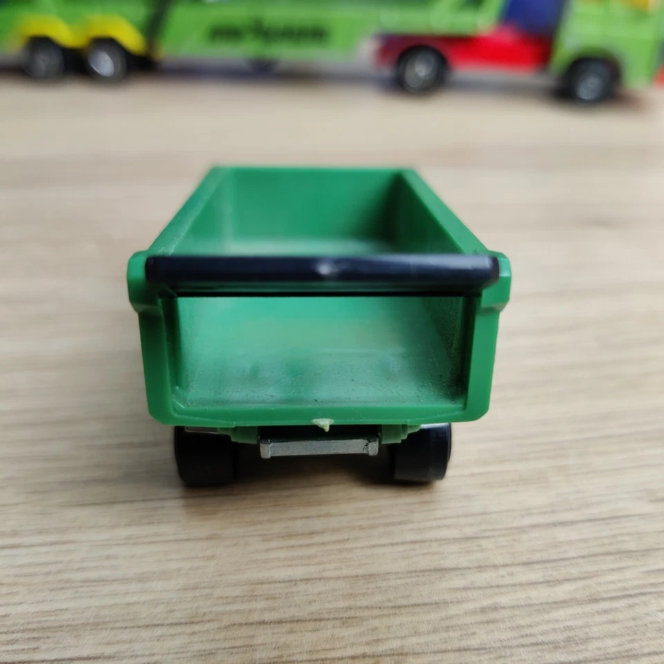 MAJORETTE RIMORCHIO AGRICOLO VERDE N°316 MADE IN FRANCE ECH 1:60* - Immagine 4 di 4