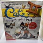 Catz II Virtual Petz PC Game Vtg 1997 Windows 95 CD Rare Big Box Dogz II