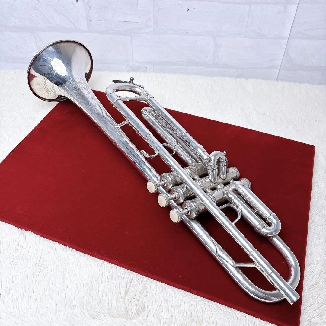 E.BENGE USA トランペット E-Benge Trumpet Resno Tempered Bell 3 Gold Plated Used with Case