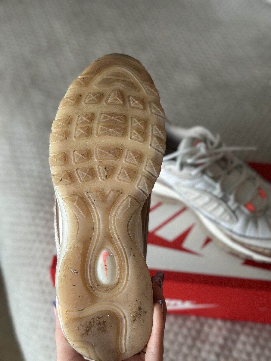 Nike Air Max 98 Running Shoe Orewood Brown Lava Glow Women