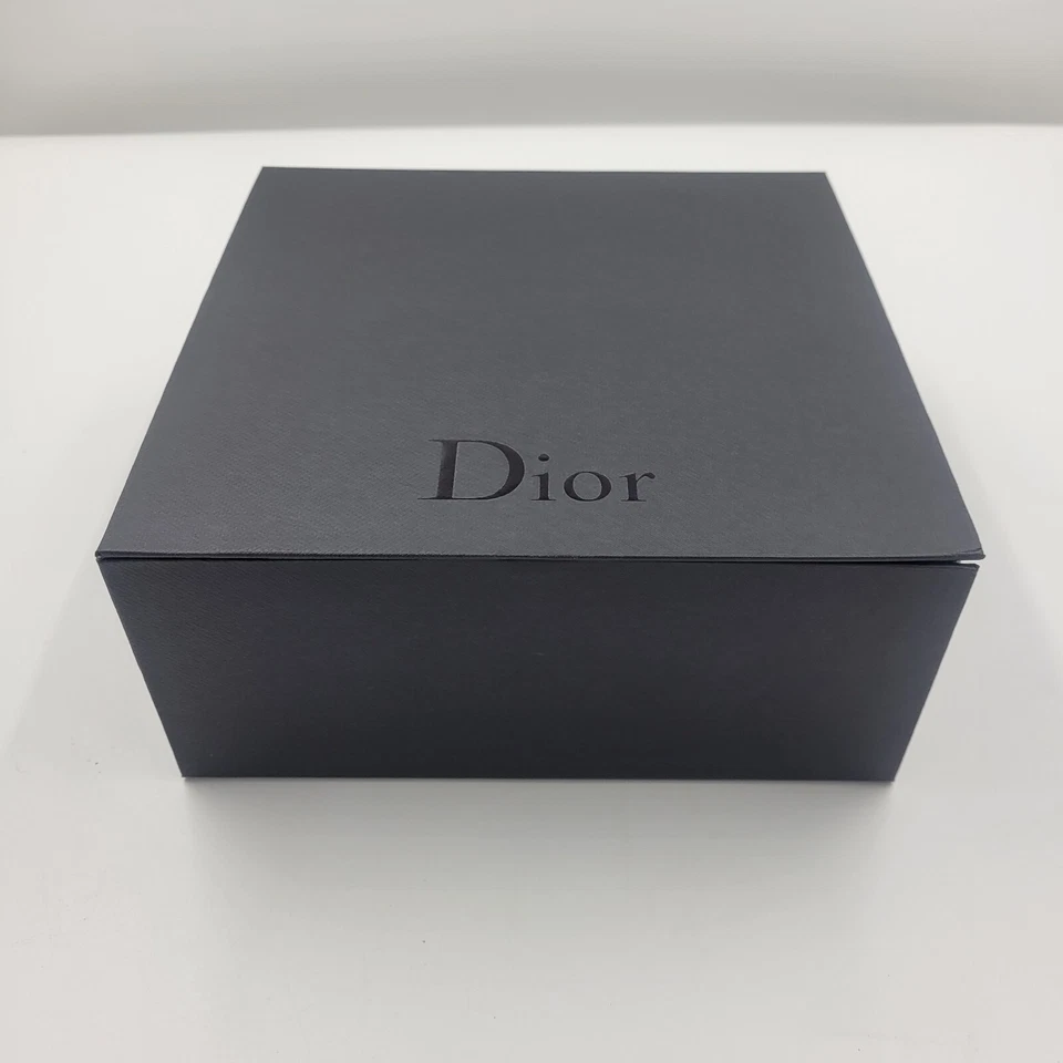 Dior Storage Gift Box Black Magnetic Gift Purse Accessories New 8.5"x8.5"x3.5" - Image 2 of 4