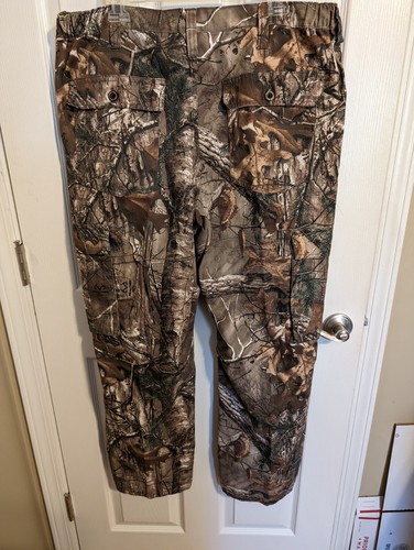 Vtg REALTREE Xtra Camouflage Cargo Hunting Pants Mens 36-38 L Outdoors Gear NWOT - Picture 6 of 8