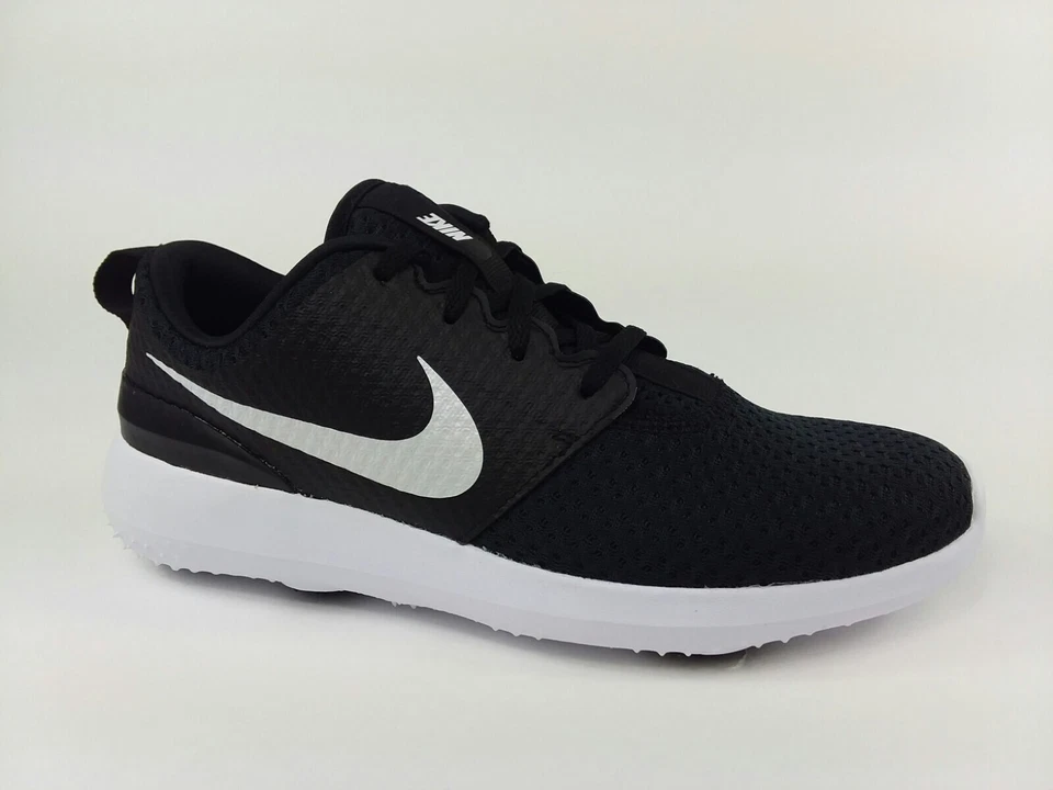 Nike Roshe G Golf Shoes Black White 909250-007 Size 7Y = Women's Size 8.5 NEW - Image 3 of 4