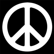 "Peace Sign" vinyl decal sticker JDM hella flush funny