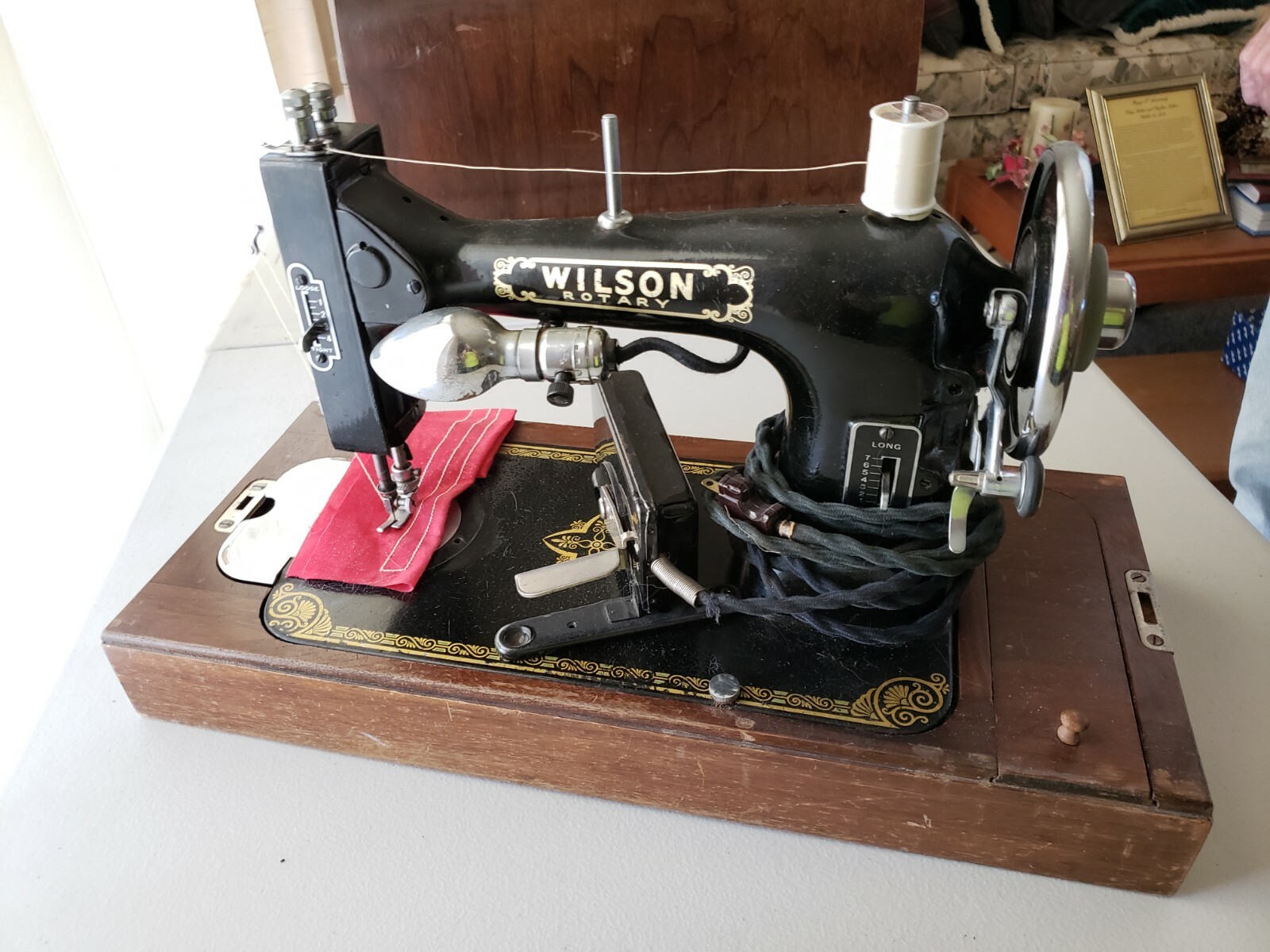 Antique Wilson Rotary Electric Sewing Machine, circa 1927, TN22 eBay
