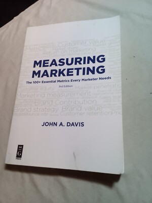 Measurement Marketing 3e By John Davis