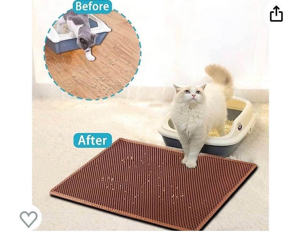 BRAND NEW XL Cat Litter Trapping Mat 30" X 24"X 0.6'' - Never Used