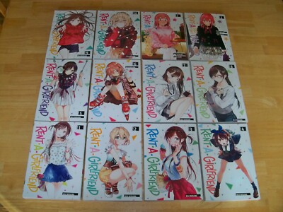 RENT A GIRLFRIEND -- English Manga Vols 1 2 3 4 5 6 7 8 9 10 -- REALLY SHY 1 2