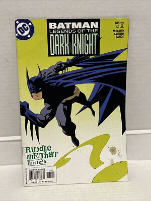 Batman Legends of the Dark Knight #185 2005 Bagged & Boarded