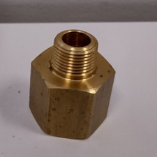 Brass Straight Adapter 3/4" NPT Female x 3/8" BSPT Male