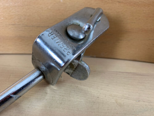 PREMIER 50s 60s Vtg Hoop Clamp-On Bass Drum SPUR LEG Part England Stage Left - Picture 2 of 6