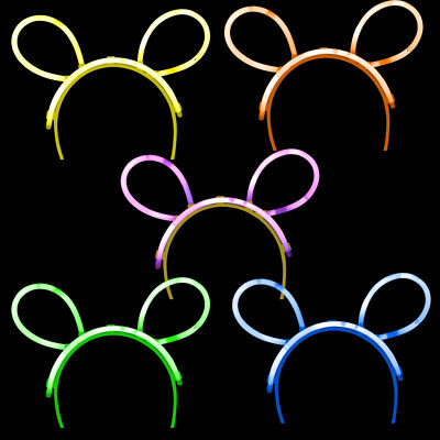 Glow in the dark ears Amazon.com: Giegxin 42 Pcs Glow in the Dark Headband Set  main image 2