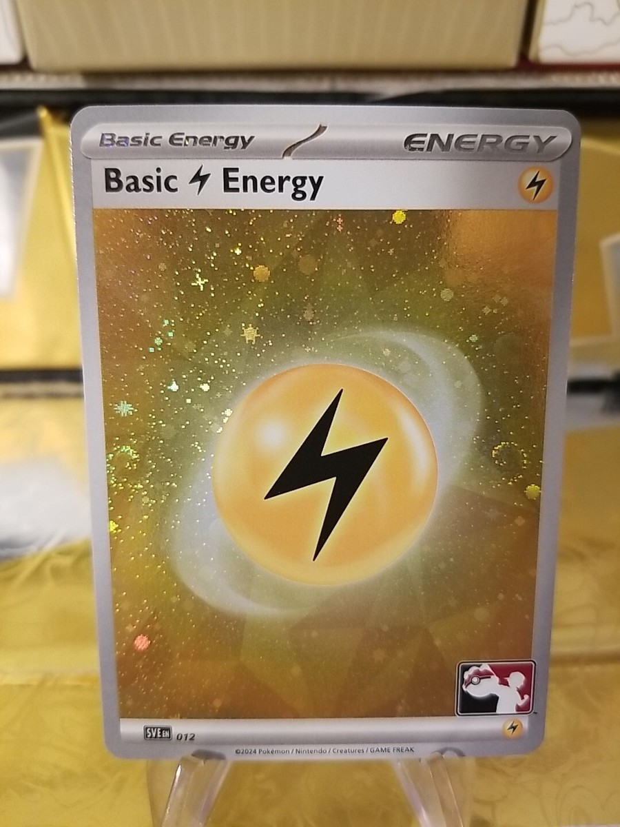 Lightning Energy Holo Prize Pack Series Promo Series 6 7 Pokemon Card NM/LP
