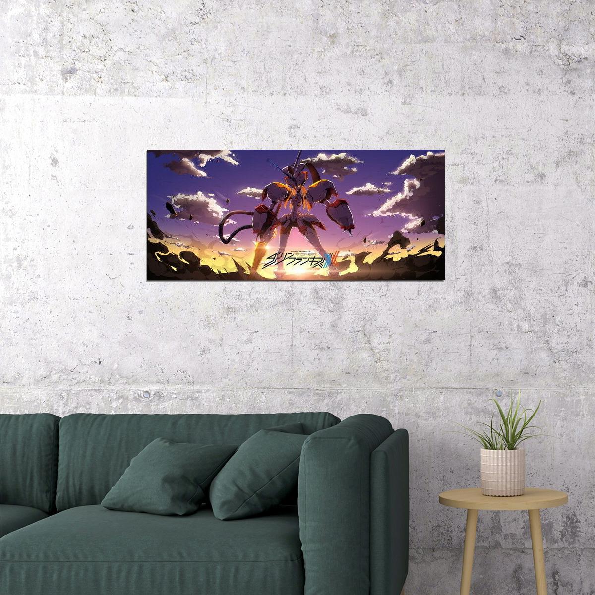 287771 DARLING in the FRANXX Code HIRO Fight Japan Anime PRINT