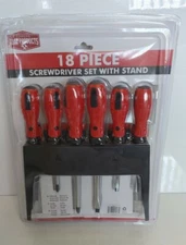 18 Piece FineLife Tool Products Brand Screwdriver Set w/ Stand NEW