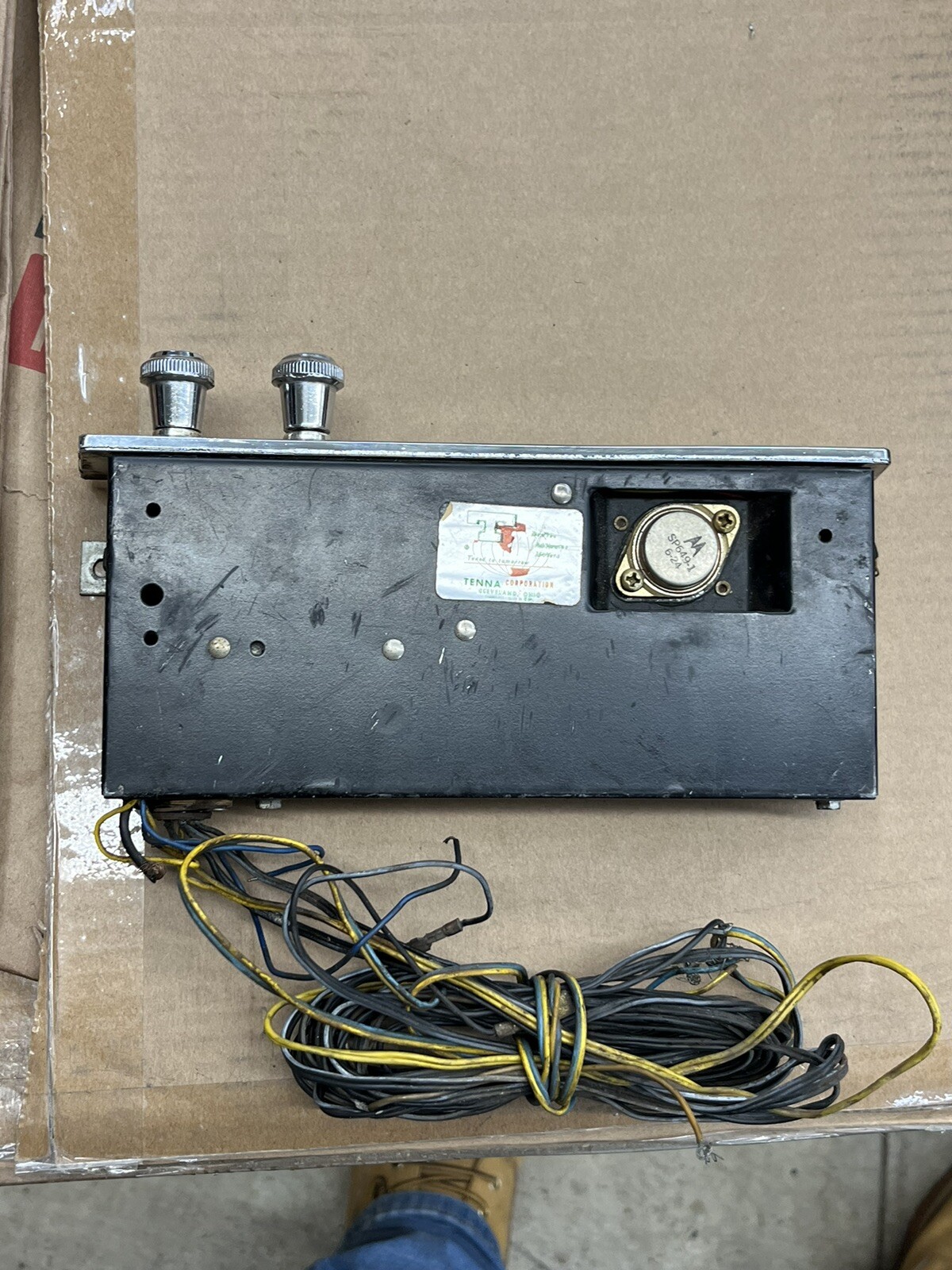 Vintage 1960’s Tenna Magic Reverberator Car Radio Audio Unit 119006 19/20 RARE eBay