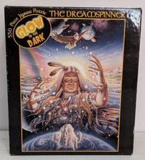 550 Piece Ceaco Puzzle "THE DREAMSPINNER" Glow in the Dark NIB