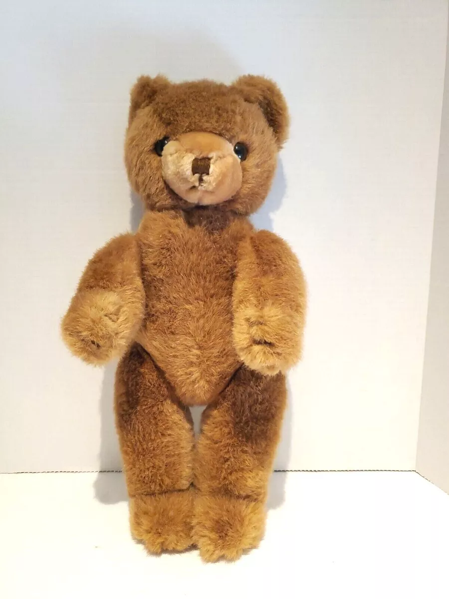 Vintage Schmid Musical Teddy Bear Plush Wind Up 1984 Gordon Fraser Jointed 17