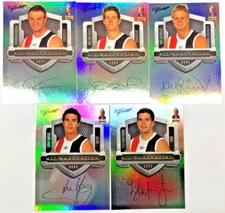 2010 SELECT AFL PPRESTIGE ALL AUSTRALIAN TEAM CARD FULL TEAM SET-ST KILDA (5)