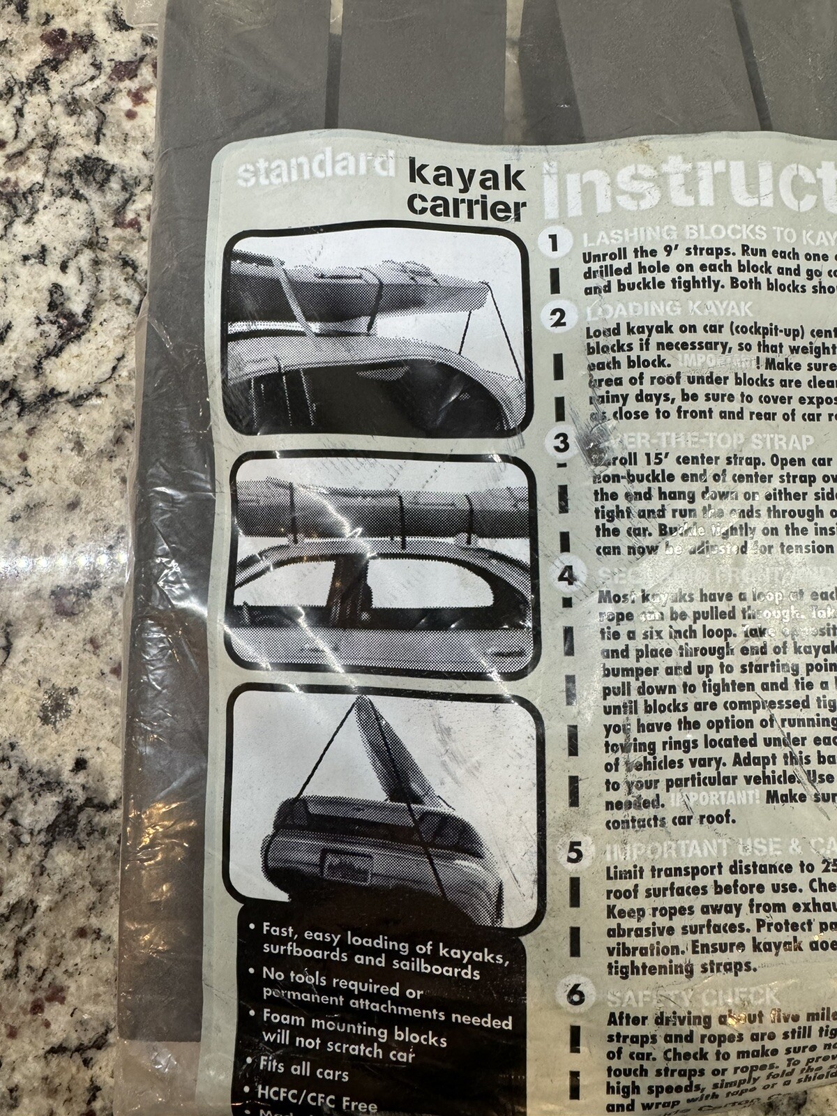 Riverside Standard Kayak Kit Cartop Carrier New in Package eBay
