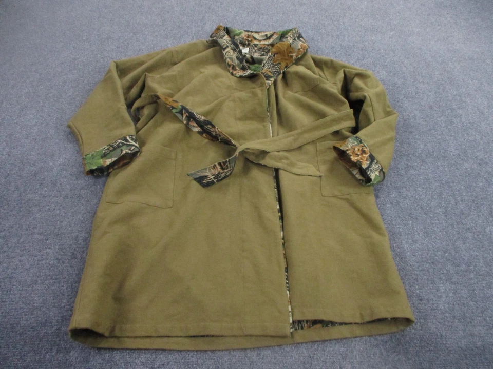 Bata Cabelas Adulto L Camuflaje Vellón Reclusión 3D Baño Noche Dormir Salón Para Hombres Foto 2 de 4