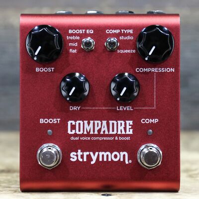 Strymon Compadre Dual Voice Compressor & Boost Analog VCA Circuits Effect Pedal