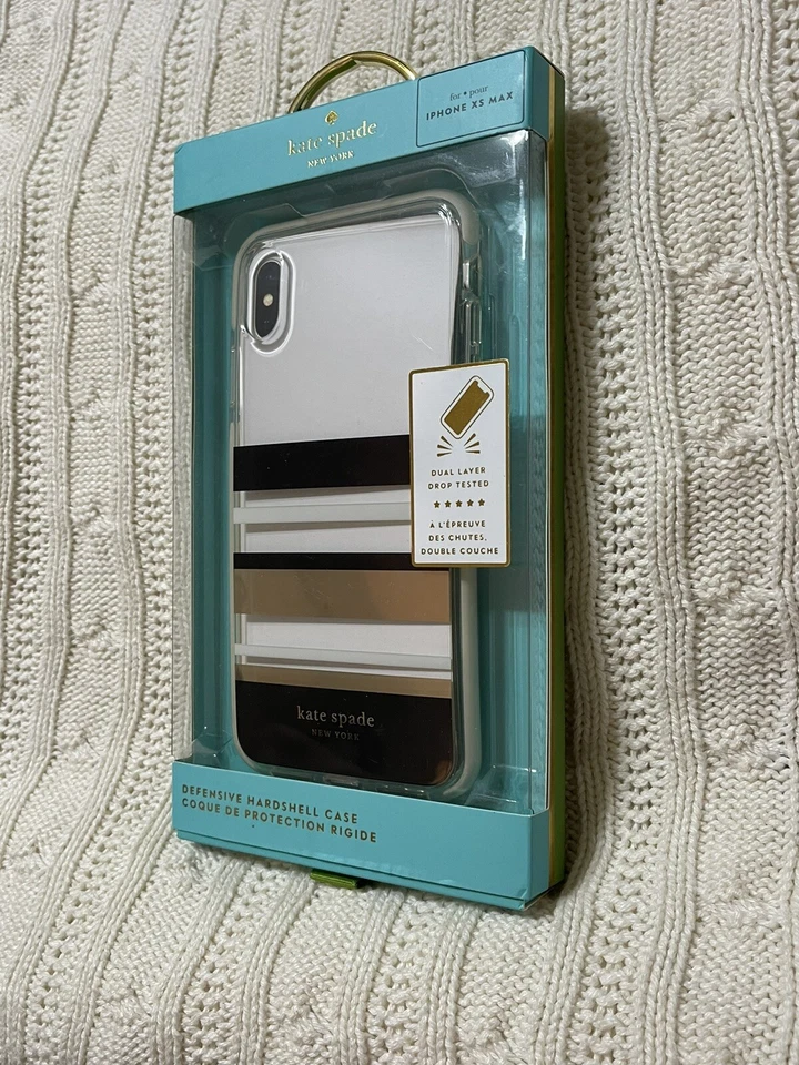 Funda rígida defensiva Kate Spade resistencia a los golpes iPhone XS Max Foto 2 de 3