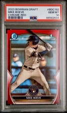 2023 Bowman Draft Sapphire MIKE BOEVE 1st Chrome Prospect Red 5/5 💎SSP POP 1💎