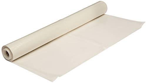 6 Mil Black Polyethylene Plastic Sheeting - 32 Ft X 100 Ft, Heavy Duty For Vapor Barrier, Equipment Cover & More