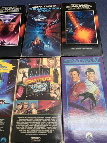 Star Trek VHS Lot Of 12, Nice Condition Original Cover Art - Picture 4 of 4