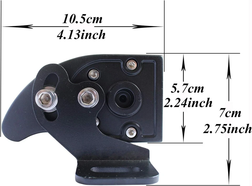 12 Inch LED Light Bar Amber Spot Flood Offroad SUV UTV ATV 4WD Truck Boat Bumper - Image 4 of 4