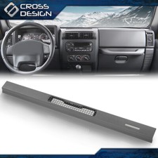Fit For 1997-2006 Jeep Wrangler Tj Dash Top Cover Defrost Vent Bezel Trim