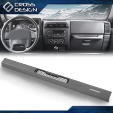  Fit For 1997-2006 Jeep Wrangler TJ Dash Top Cover Defrost Vent Bezel Trim