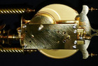 Vtg. Kundo (Kieninger & Obergfell) 400 Day Glass Dome Anniversary/Torsion Clock — photo 6