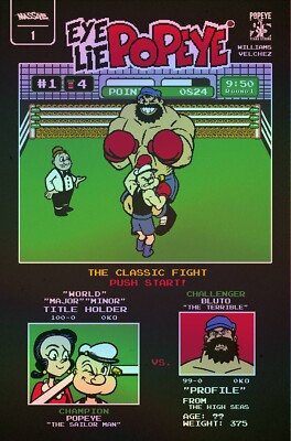   EYE LIE POPEYE #1 (OF 5) VIDEO GAME HOMAGE  FOIL  VARIANT *1/15/25 PRESALE