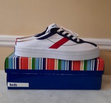 NEW Vintage Keds Sneakers American Pride Womens Size 6.5 W/ Box Open Back