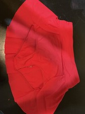 BALERA RED DANCE LEOTARD BOTTOM SLIRTS WITH FLAIR BACK SIZE: LA