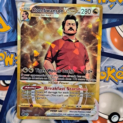 Ron Swanson Pokemon Card | eBay