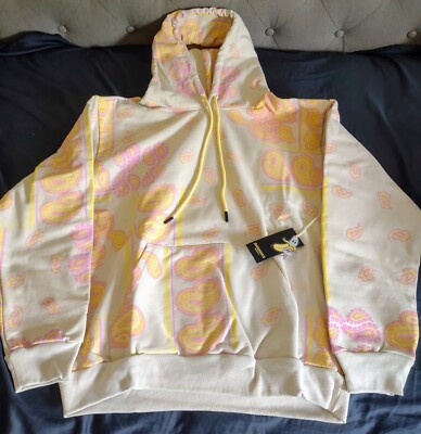 Bananas Monkey Bone Paisley Hoodie Size XL