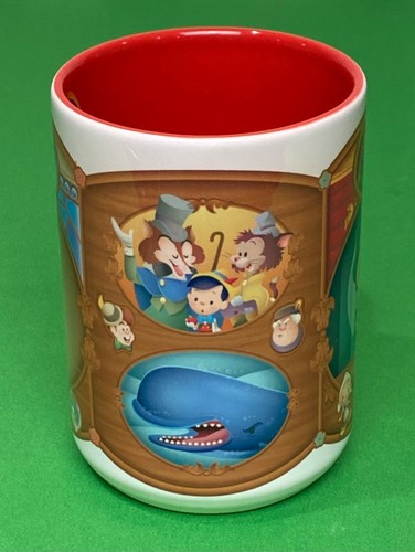 Disney Parks Wonderground Cute Pinocchio Ceramic Coffee Mug 16 oz Hot Coco Cup - Picture 8 of 9
