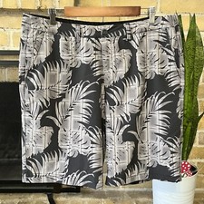 Tommy Bahama Mens Gray Tropical Print Board Shorts Size 38