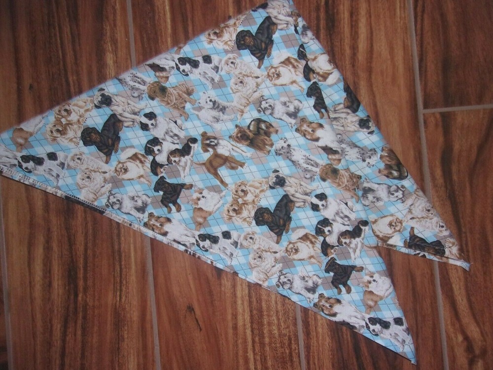 DOGS DOGS & MORE DOGS  BANDANA  HANDMADE