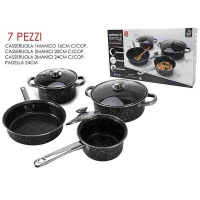 Bones Batteria di pentole 7 pezzi Masterpro by Alessi | Mohd