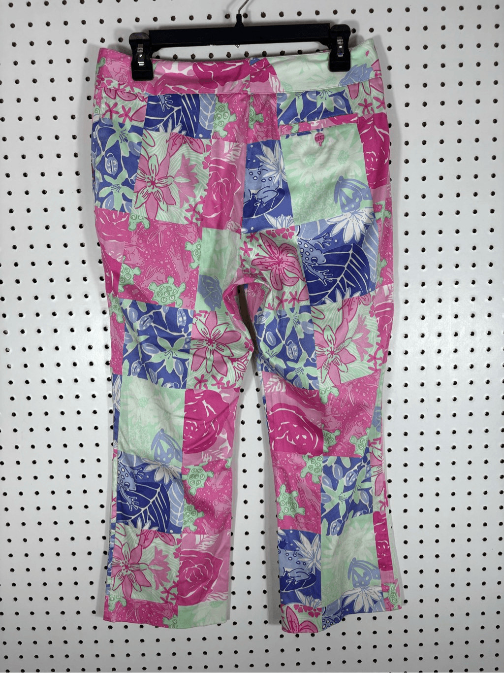 Lilly Pulitzer patchwork multi print trousers siz… - image 2