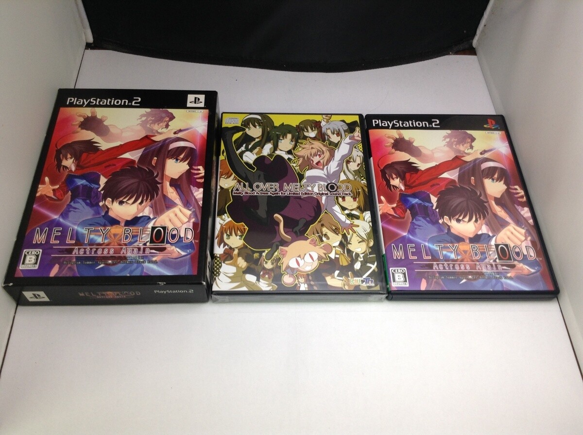 【希少★ソフト未開封】MELTY BLOOD Actress Again Melty Blood Actress Again First Limited Edition PS2 Japanese