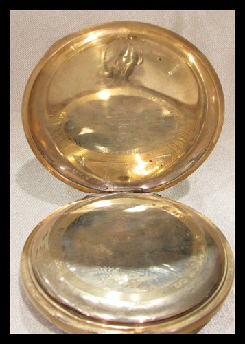 ANTIQUE E. HOWARD WATCH CO. 117 YR GOLD FILLED 17 JEWELS POCKET WATCH
