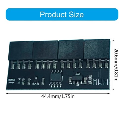Fan Emulator,4 in 1 Fan Speed Accelerator with 7000RPM for PC and Office Use - Afbeelding 8 van 8